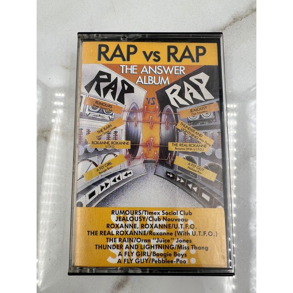 Rap vs Rap The Answer Album Cassette 1987 Priority Records 4XL-9506 Hip Hop Vtg